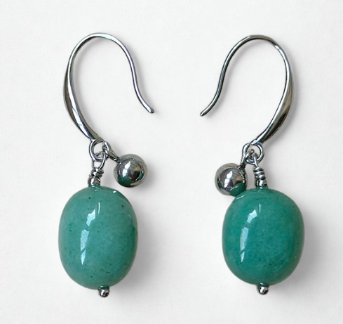 Green Enchantress | Natural Aventurine drop Earrings