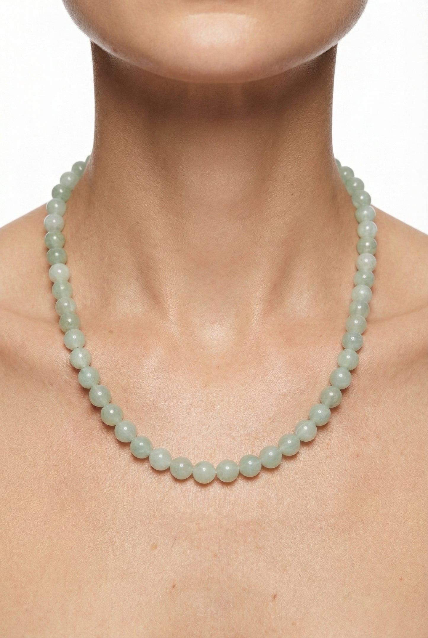 Natural raw aventurine beaded necklace - Lesedi Jewels