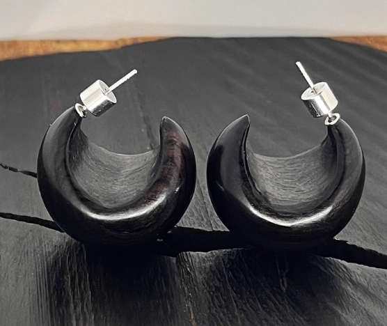 Grove Glam | Purple sandalwood Earrings